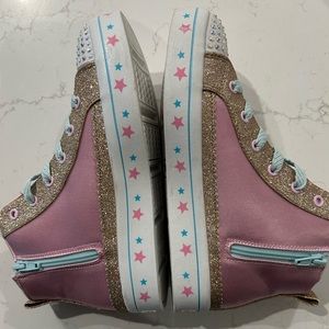 Skechers High Top Glitter Shoes